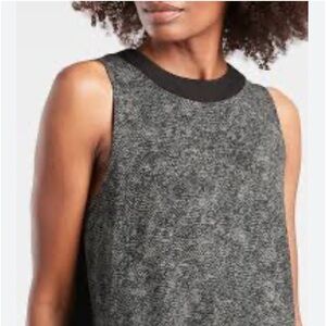 Black/Grey Athleta Zephyr Tank